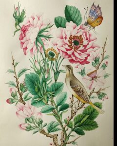 نگارگری،گل مرغ