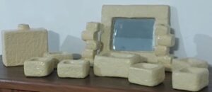 هفتسین کامل با اینه وشمعدان وگلدان