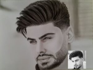 چهره مرد جوان