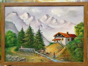 دخترکی در مزرعه