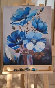 گل های آبی💙