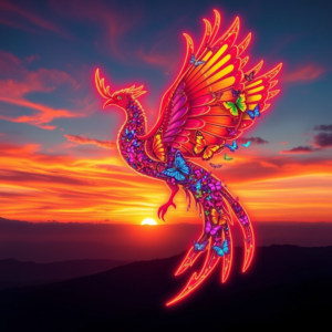 ققنوس درپرواز