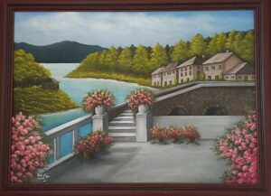 طبیعت کنار دریاچه