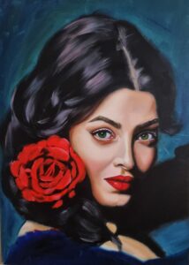 پرتره دختر زیبا