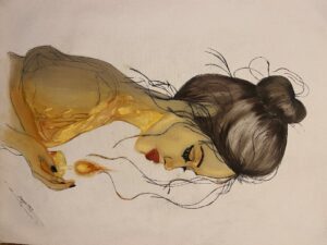 شمع روشن